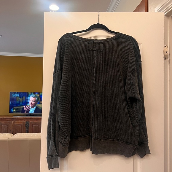 Free People Waffle Knit Top - Size XS - Picture 2 of 4